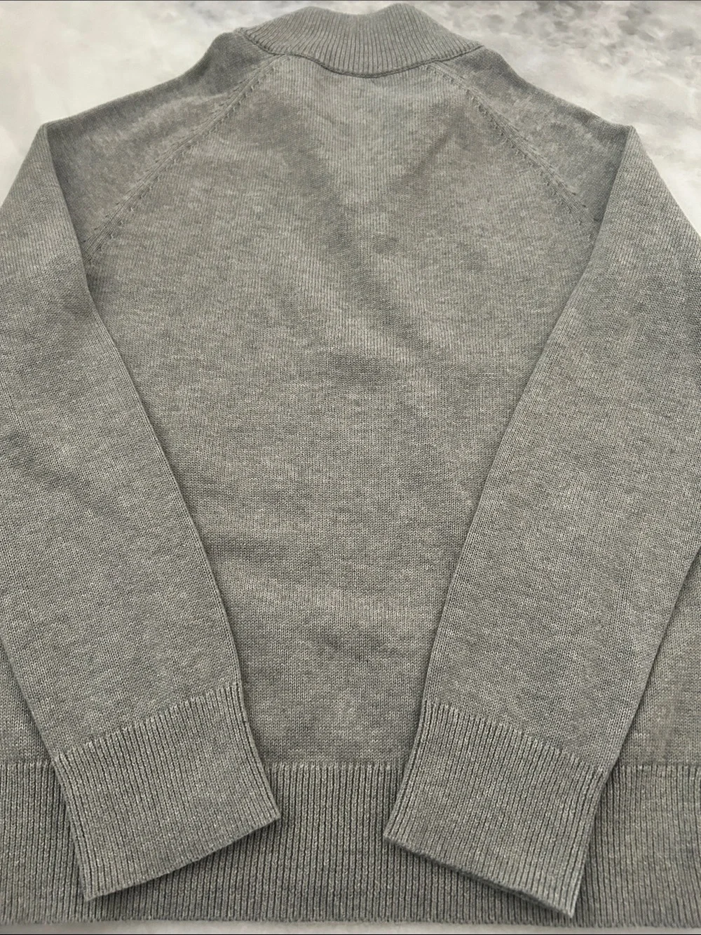 Crewcuts Gray Half-Zip Mock Neck Sweater